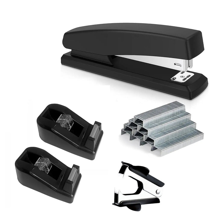 Stapler, Staplers For Desk & Stapler For Classroom, Office Stapler, Stapler, With 1 Pcs Stapler Remover Puller, 1000 Pcs Staples