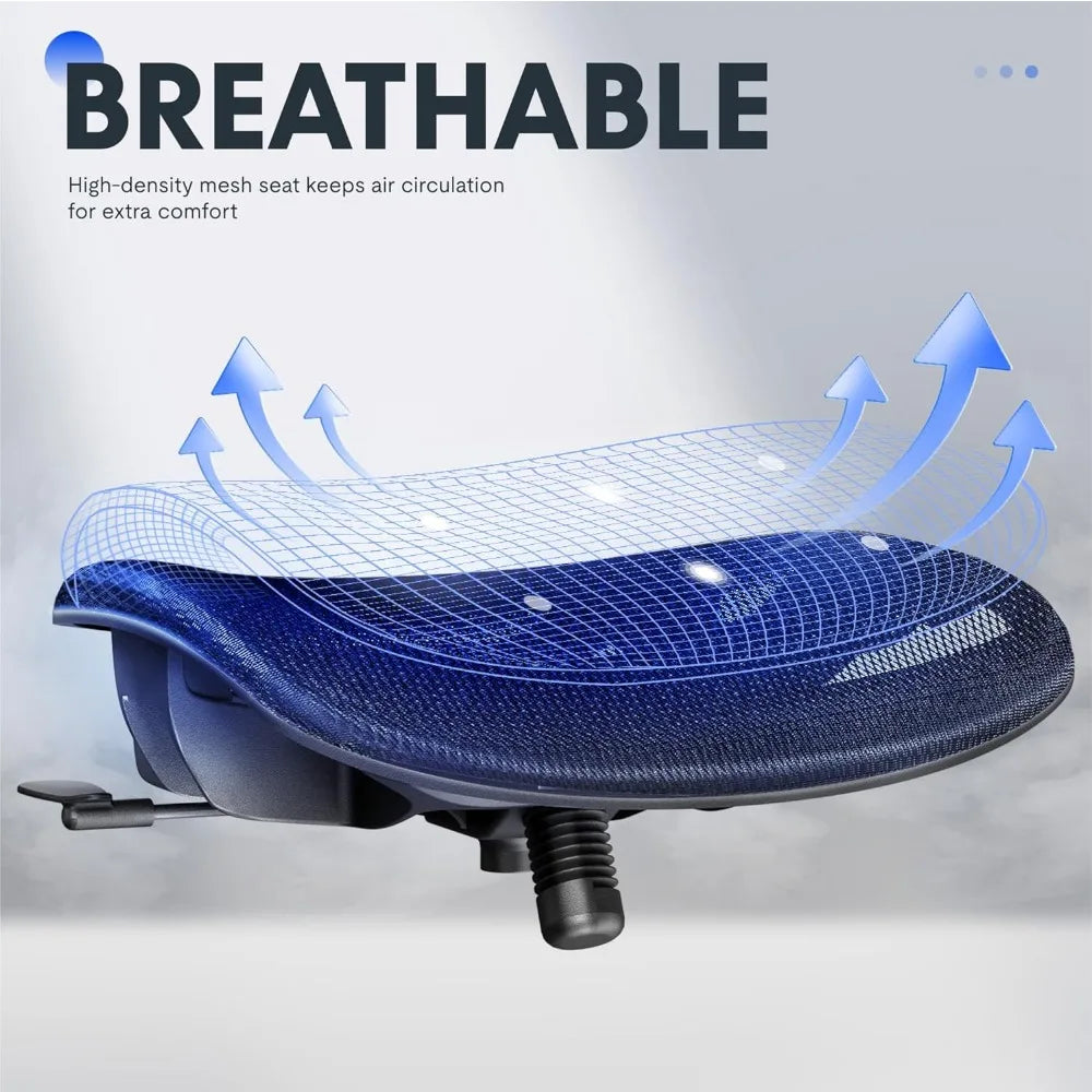 Ergonomic Office Chair High Back Mesh Swivel Computer Chair Home Office Desk Chairs