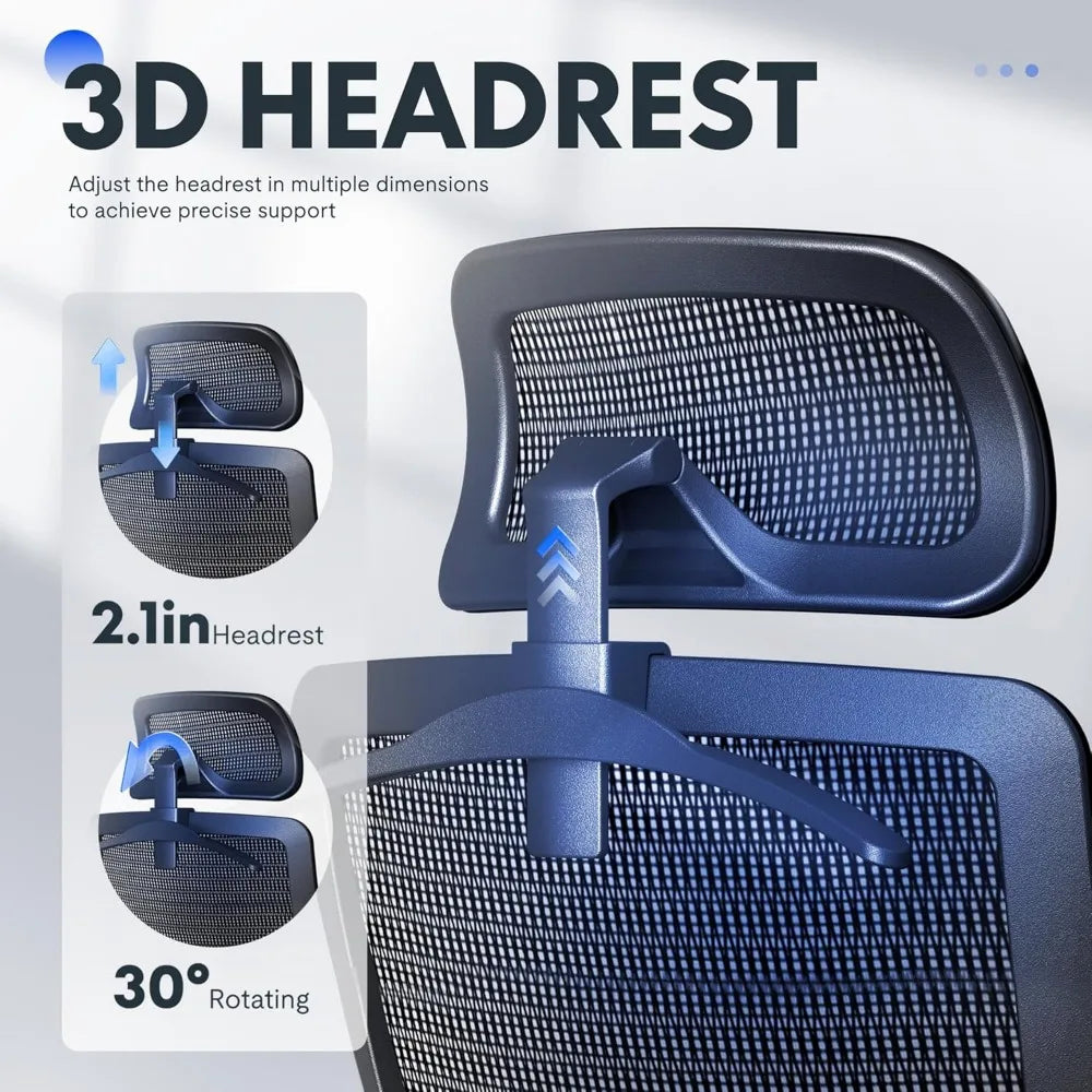 Ergonomic Office Chair High Back Mesh Swivel Computer Chair Home Office Desk Chairs
