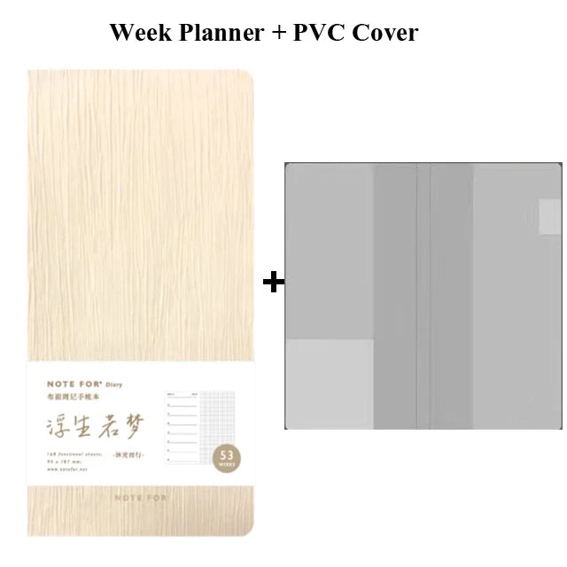 Kinbor 2025 Week Planner Notebook Daily Weekly Plan Journal Personal Diary Calendar Time Management Goals Setting Schedule