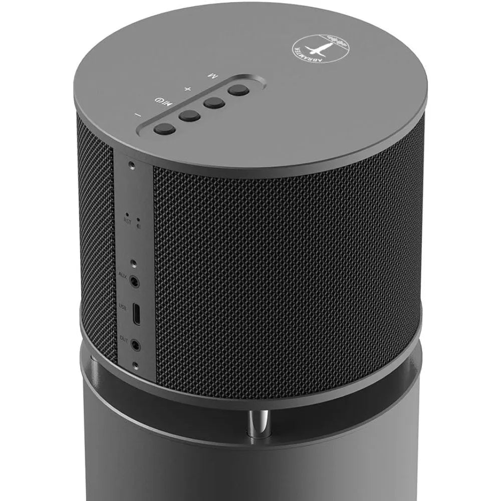 100W Bluetooth Speaker with Super Bass & 360° Sound – Grey