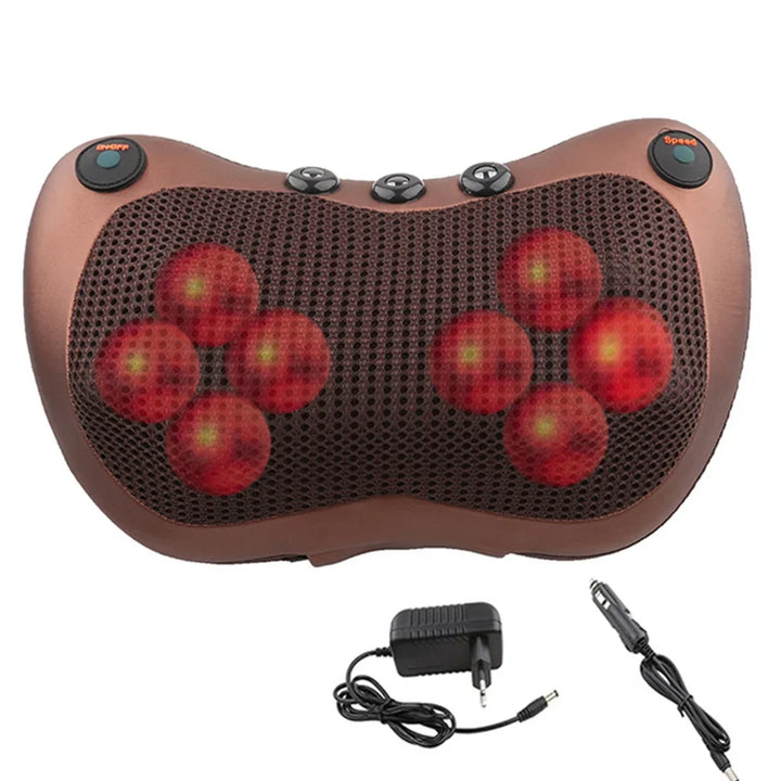 Massage pillow for back, neck and shoulders Electric roller massager Foot massager Ergonomic pillow Massager Neck support pillow