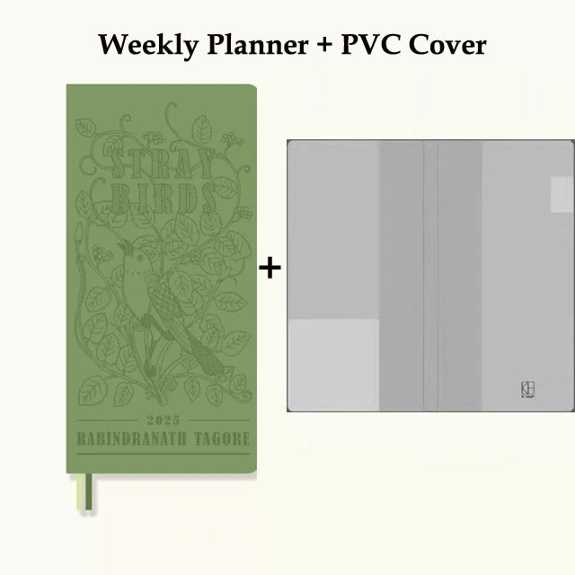 Kinbor 2025 Week Planner Notebook Daily Weekly Plan Journal Personal Diary Calendar Time Management Goals Setting Schedule