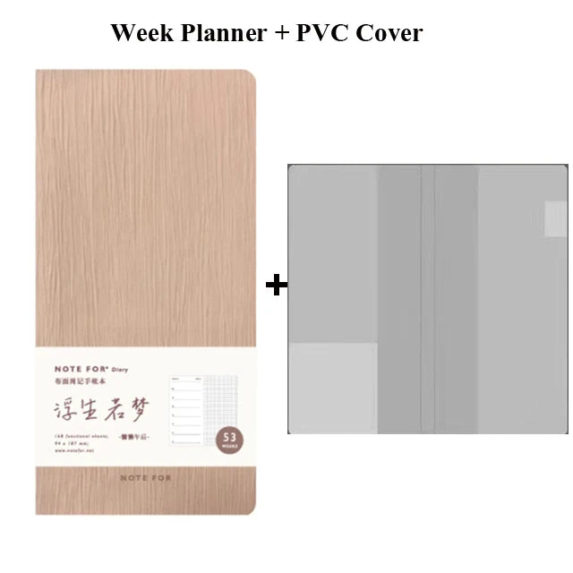 Kinbor 2025 Week Planner Notebook Daily Weekly Plan Journal Personal Diary Calendar Time Management Goals Setting Schedule