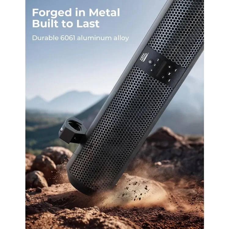 28" UTV Bluetooth Sound Bar with Subwoofers