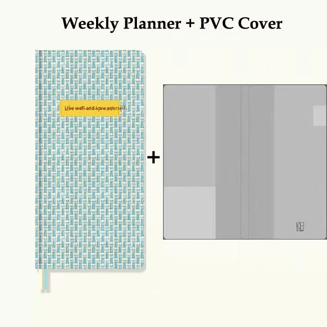 Kinbor 2025 Week Planner Notebook Daily Weekly Plan Journal Personal Diary Calendar Time Management Goals Setting Schedule