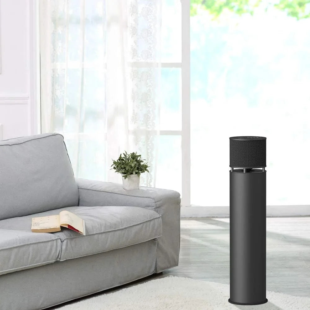 100W Bluetooth Speaker with Super Bass & 360° Sound – Grey