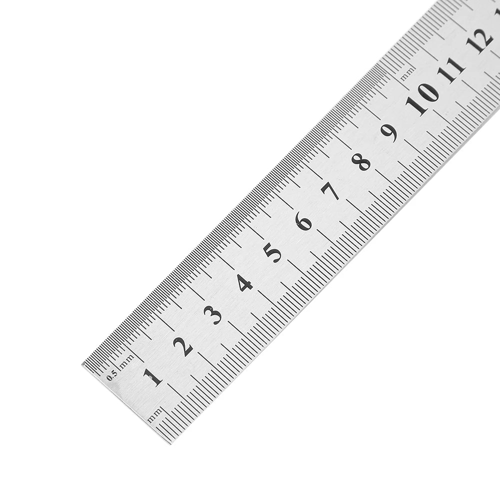 Stainless Steel Precision Straight Ruler – Double-Sided Metric Scale (15–40cm)