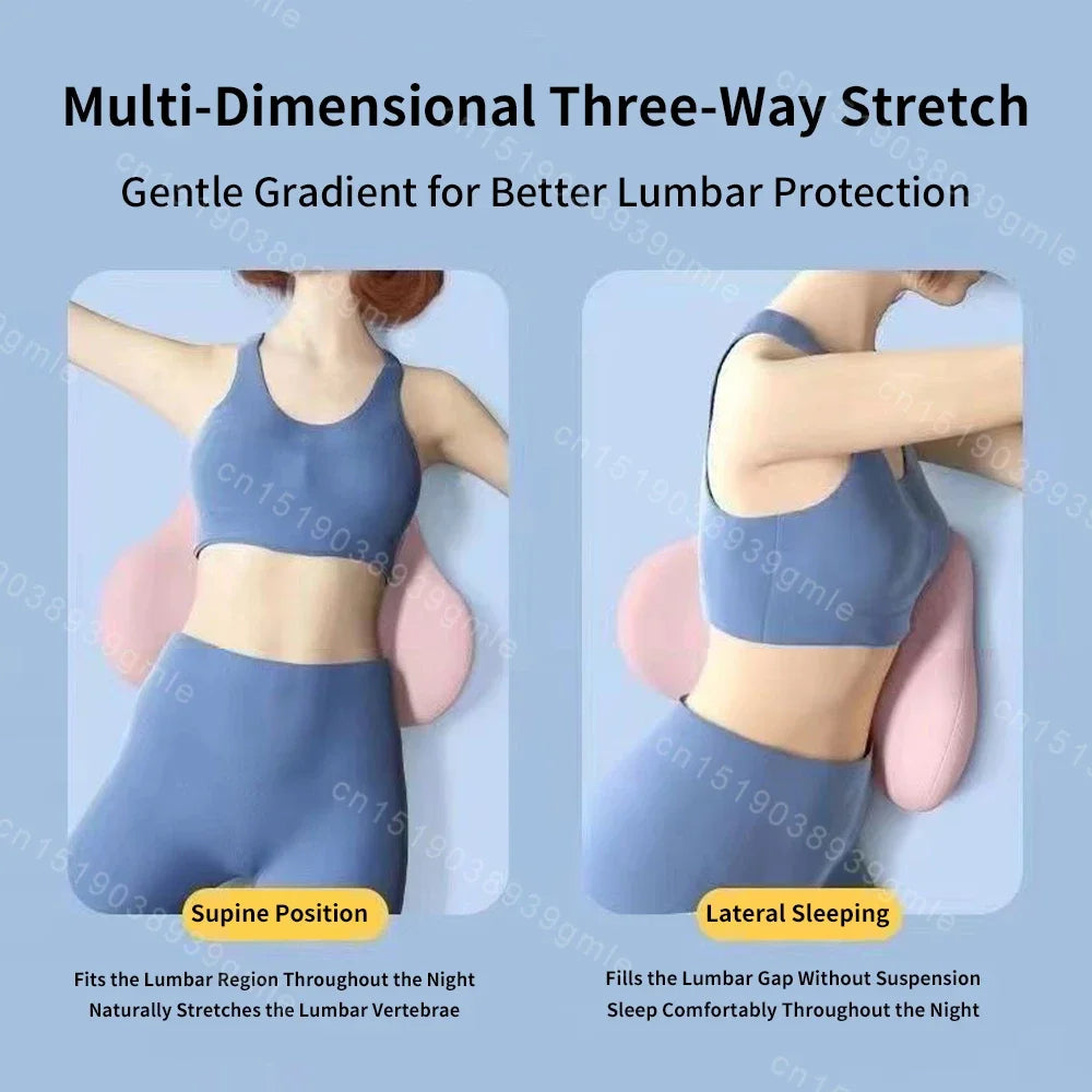 Special Lumbar Support Cushion Sleep Lumbar Pillow Ergonomic Soft Comfortable Memory Cotton Bed Lumbar Protrusion Back Support