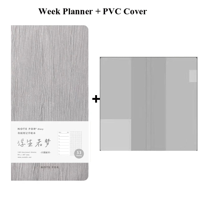 Kinbor 2025 Week Planner Notebook Daily Weekly Plan Journal Personal Diary Calendar Time Management Goals Setting Schedule