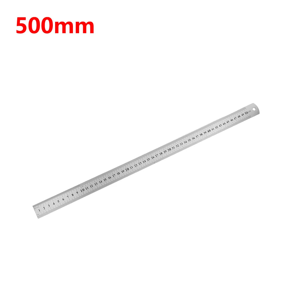 Stainless Steel Precision Straight Ruler – Double-Sided Metric Scale (15–40cm)
