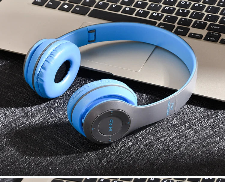 Stereo P47 Headset 5.0 Bluetooth Headset Folding Series Wireless Sports Game Headset for iPhone XiaoMi