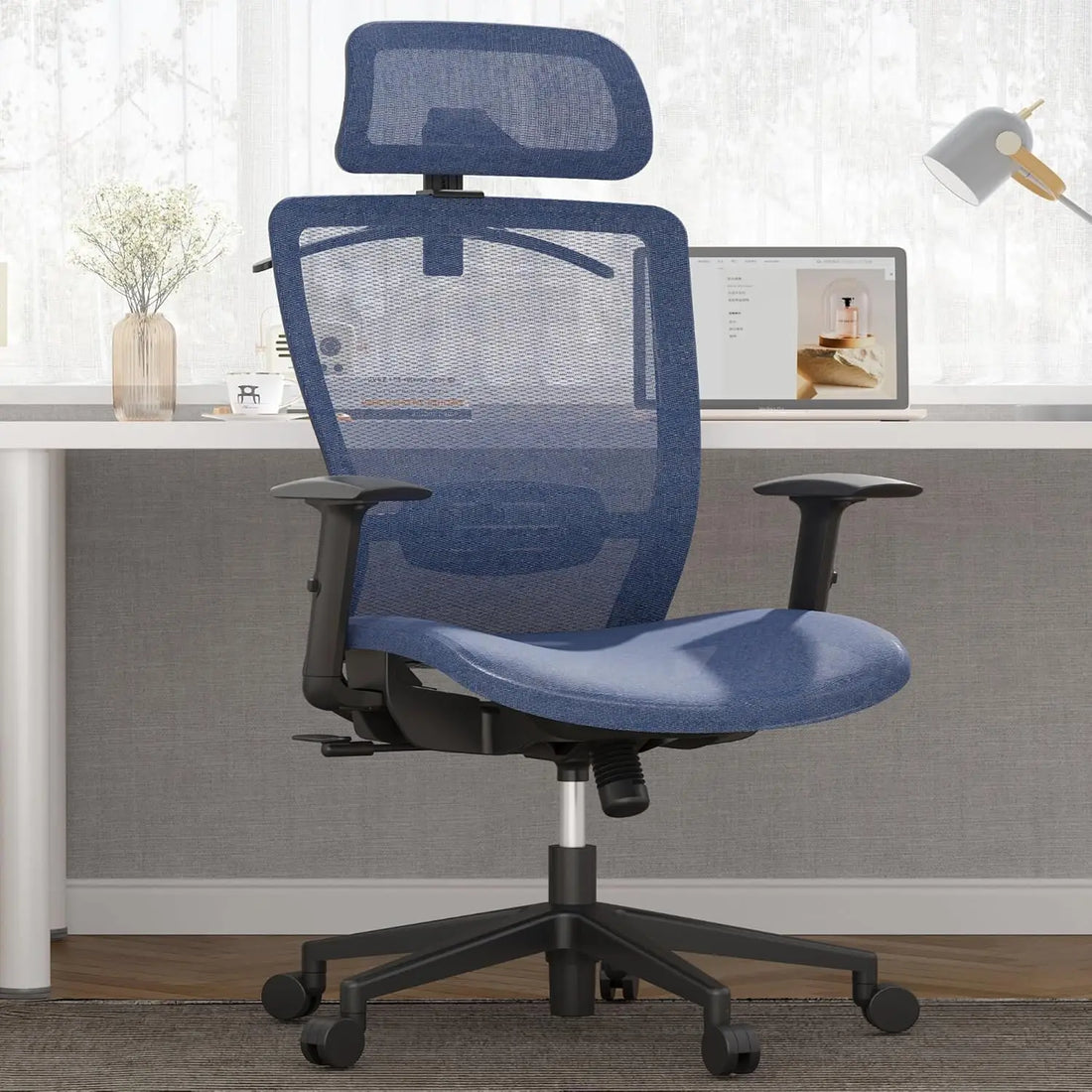 Ergonomic Office Chair High Back Mesh Swivel Computer Chair Home Office Desk Chairs