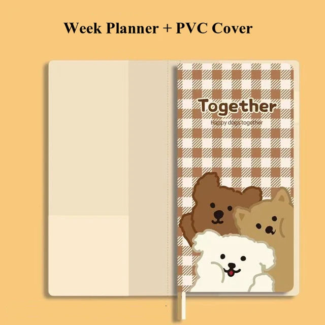 Kinbor 2025 Week Planner Notebook Daily Weekly Plan Journal Personal Diary Calendar Time Management Goals Setting Schedule