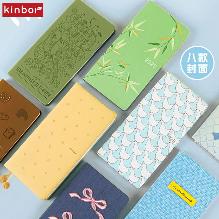 Kinbor 2025 Week Planner Notebook Daily Weekly Plan Journal Personal Diary Calendar Time Management Goals Setting Schedule